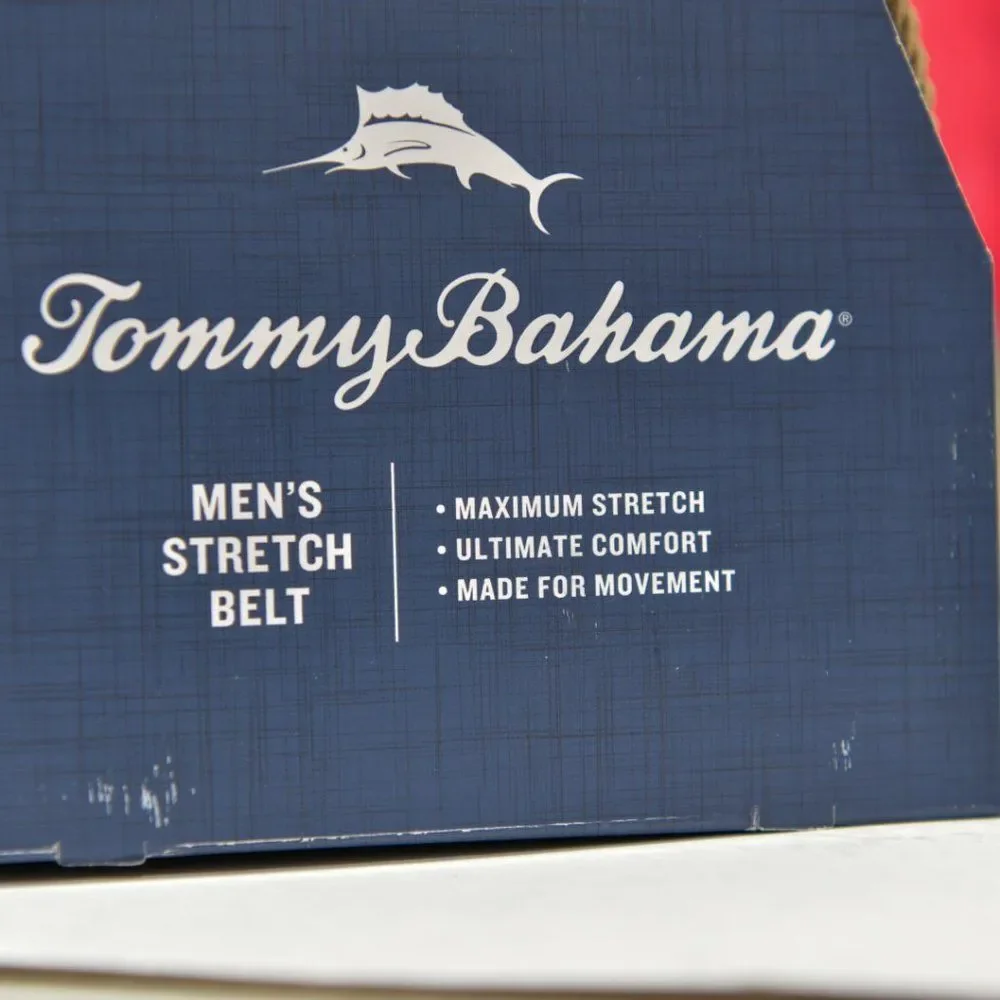 Tommy Bahama Men's Stretch Braided ‎ TAN Belt